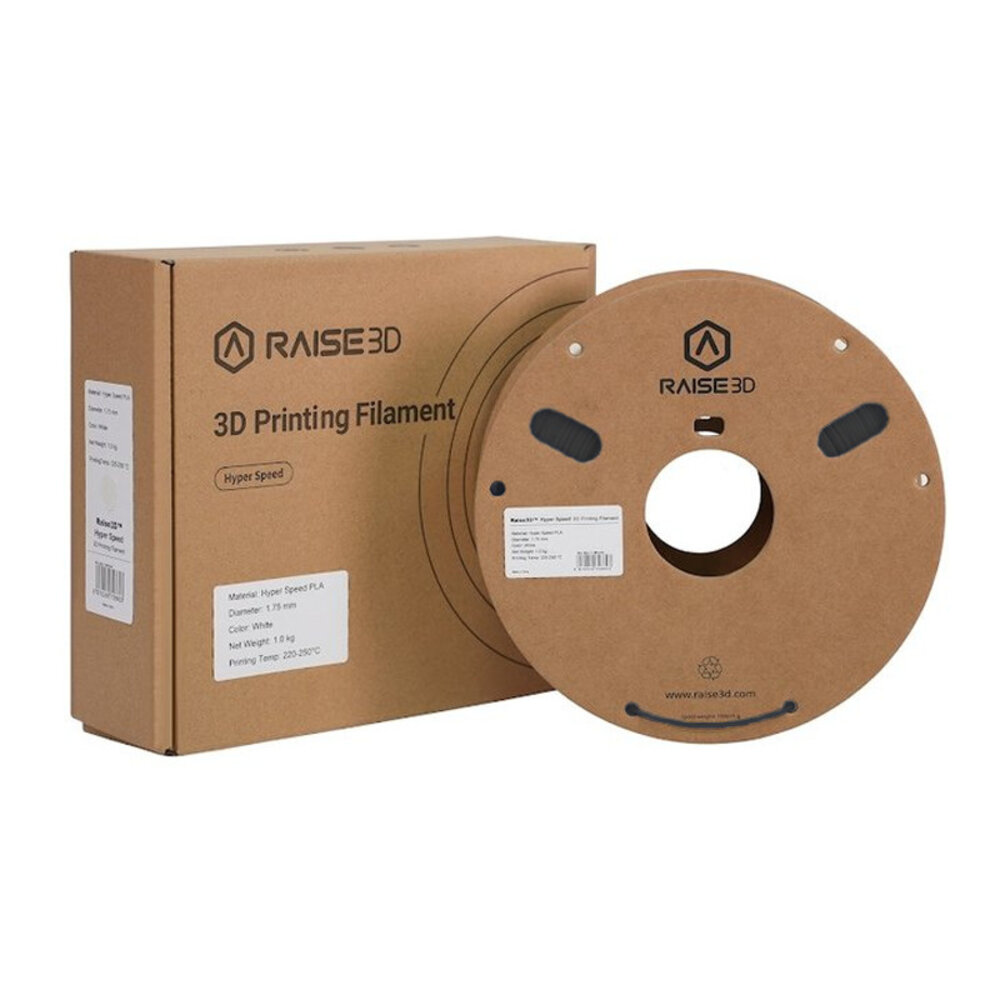 Raise3D Raise3D Hyper Speed PLA Filament -Zwart - 1.75mm - 1kg Raise3D Raise3D Hyper Speed PLA Filament -Zwart - 1.75mm - 1kg