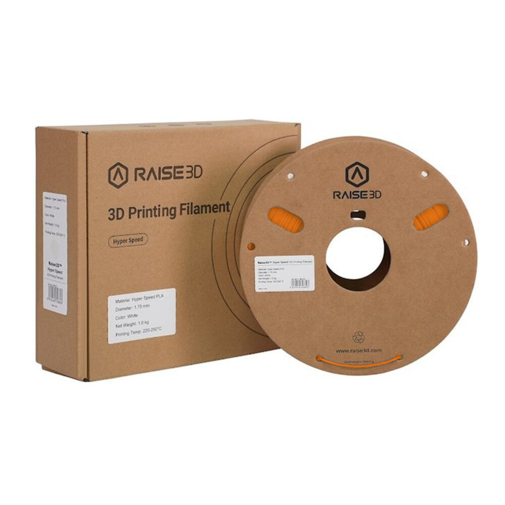 Raise3D Raise3D Hyper Speed PLA Filament - Orange - 1.75mm - 1kg Raise3D Raise3D Hyper Speed PLA Filament - Orange - 1.75mm - 1kg
