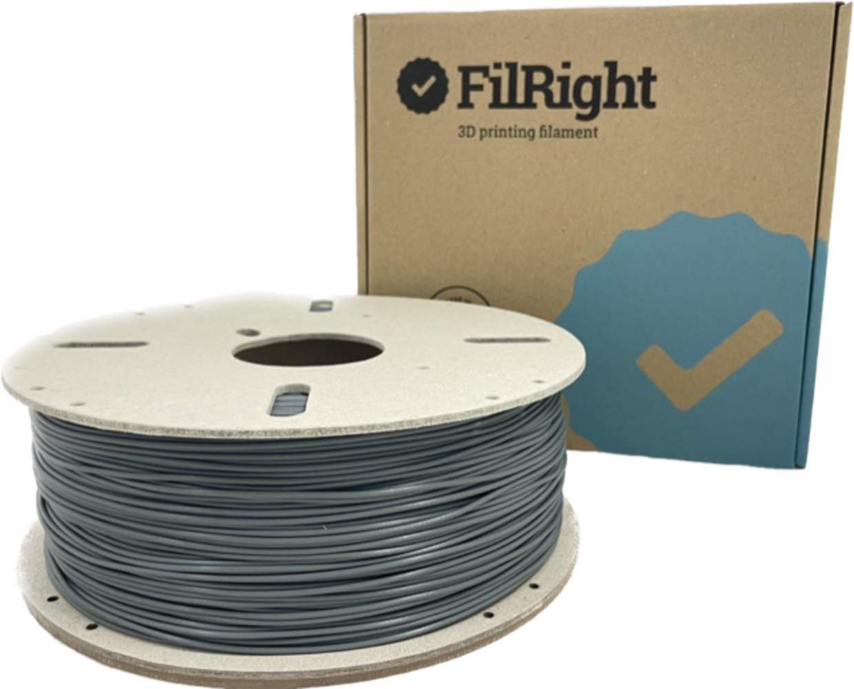 FilRight FilRight Maker PLA - 1.75mm - 1 kg - Donker Grijs FilRight FilRight Maker PLA - 1.75mm - 1 kg - Donker Grijs