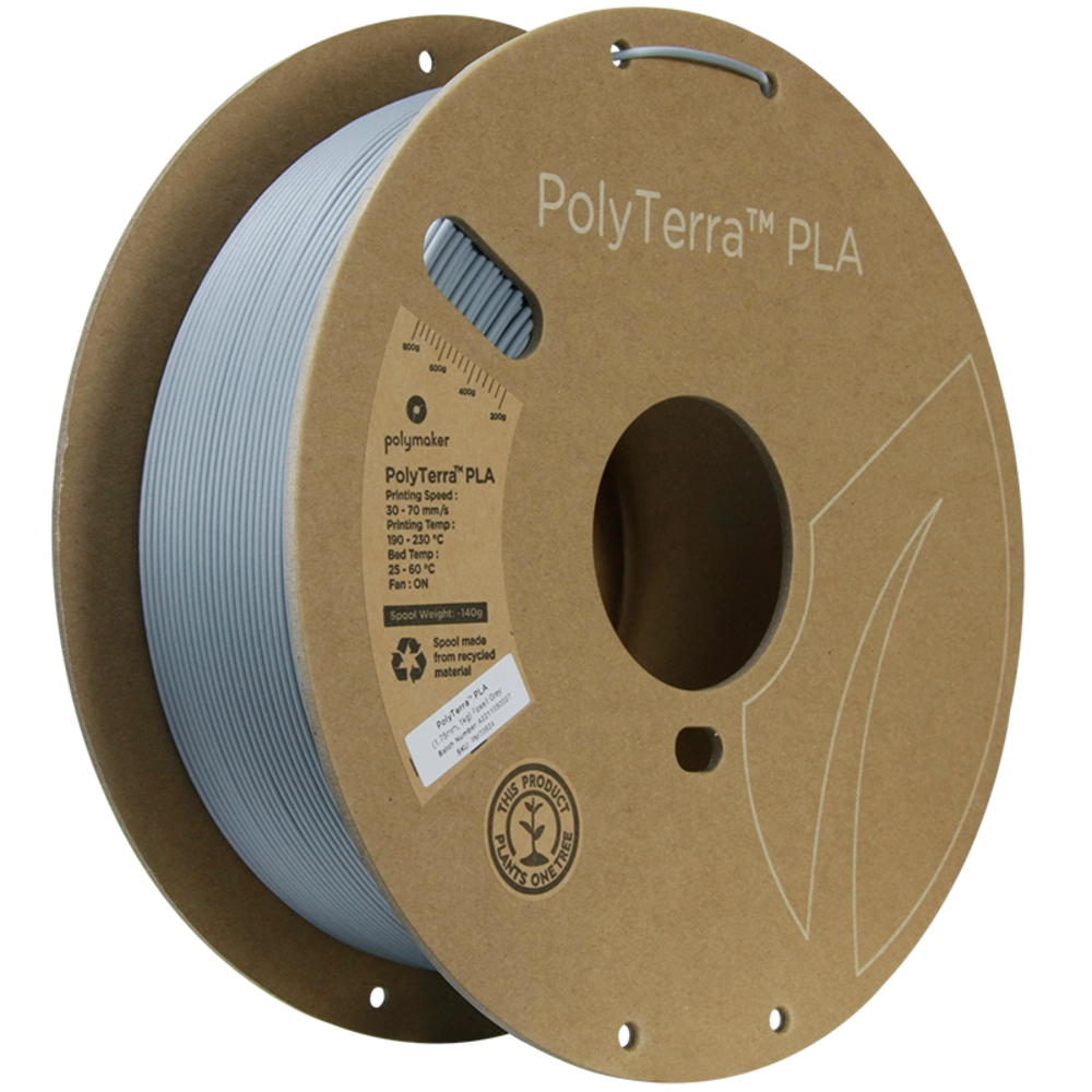 Polymaker PolyTerra PLA Fossil Grey