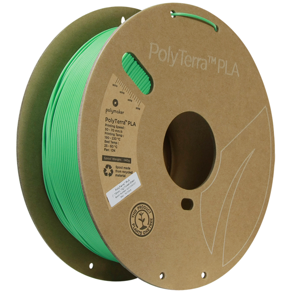 Polymaker PolyTerra PLA Forrest Green Polymaker PolyTerra PLA Forrest Green