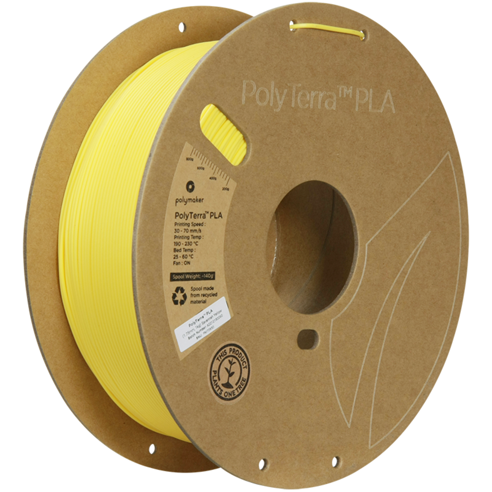 Polymaker PolyTerra PLA Savannah yellow Polymaker PolyTerra PLA Savannah yellow