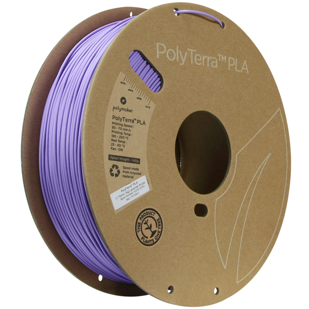 Polymaker PolyTerra PLA Lavender Purple Polymaker PolyTerra PLA Lavender Purple