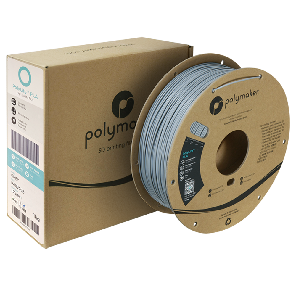Polymaker Polymaker Polylite PLA Grijs