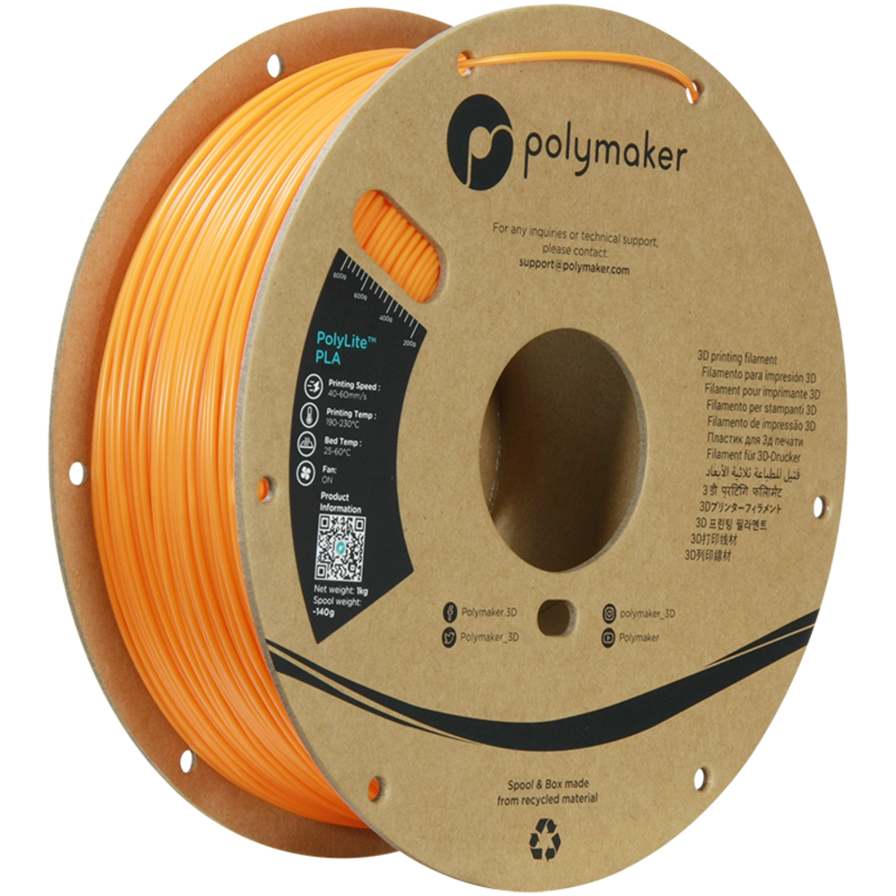 Polymaker Polymaker Polylite PLA Oranje