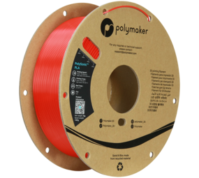 Polymaker Polymaker PolySonic™ PLA - High Speed PLA Red Polymaker Polymaker PolySonic™ PLA - High Speed PLA Red