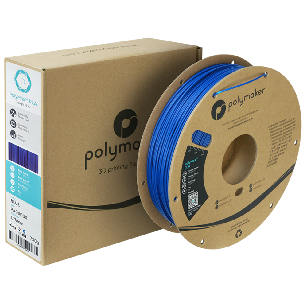 Polymaker Polymaker PolyMax Tough PLA Blue Polymaker Polymaker PolyMax Tough PLA Blue