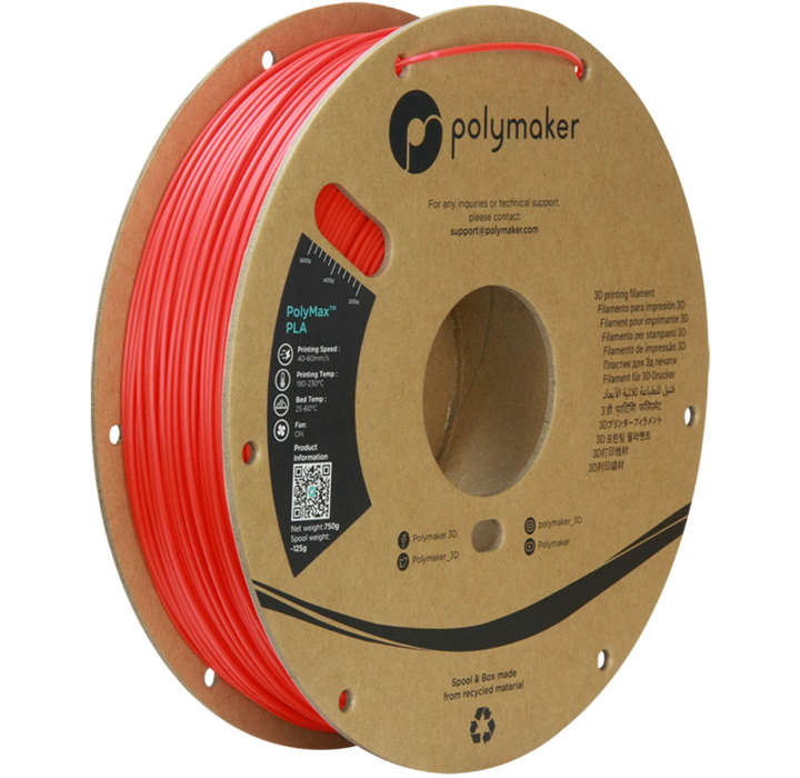 Polymaker Polymaker PolyMax Tough PLA Red