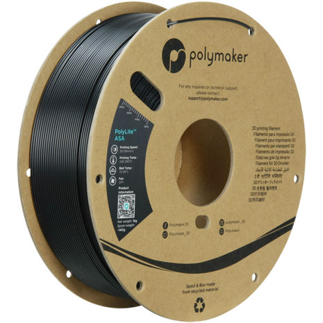 Polymaker Polymaker Polylite ASA Black Polymaker Polymaker Polylite ASA Black