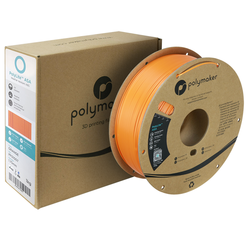 Polymaker Polymaker Polylite ASA Oranje Polymaker Polymaker Polylite ASA Oranje