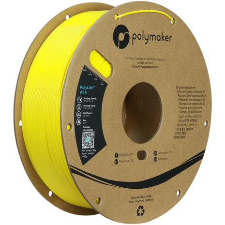 Polymaker Polymaker Polylite ASA Yellow Polymaker Polymaker Polylite ASA Yellow
