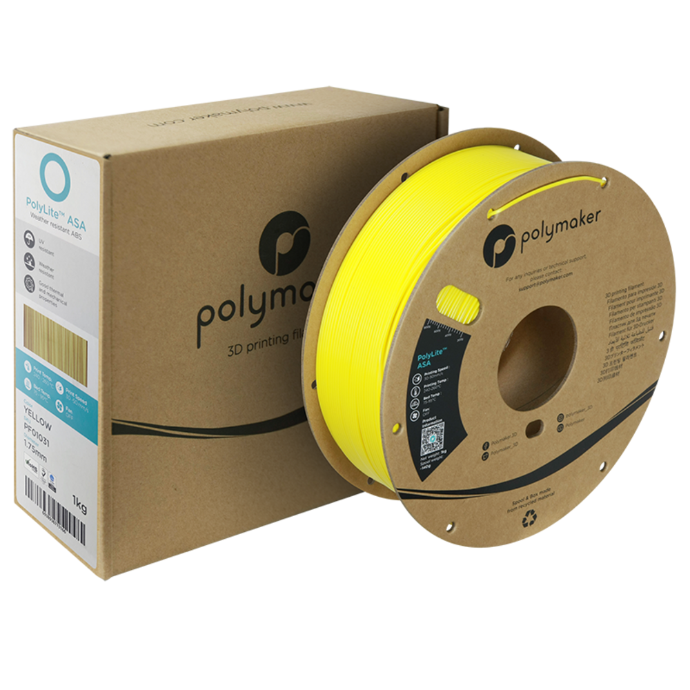 Polymaker Polymaker Polylite ASA Geel Polymaker Polymaker Polylite ASA Geel