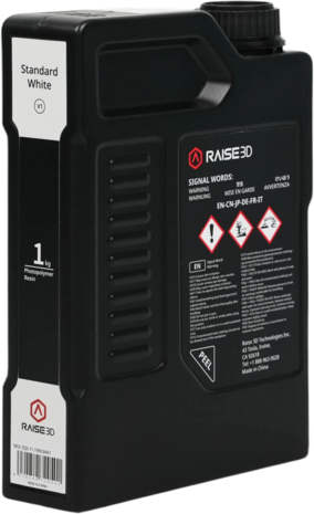 Raise3D Raise3D Standard White V1 Resin 1kg Raise3D Raise3D Standard White V1 Resin 1kg