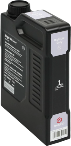 Raise3D Raise3D Rigid 3K Grey V1 Resin 1kg Raise3D Raise3D Rigid 3K Grey V1 Resin 1kg