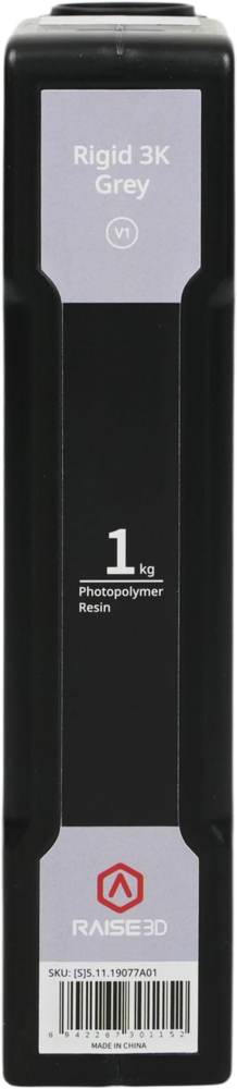 Raise3D Raise3D Rigid 3K Grey V1 Resin 1kg Raise3D Raise3D Rigid 3K Grey V1 Resin 1kg