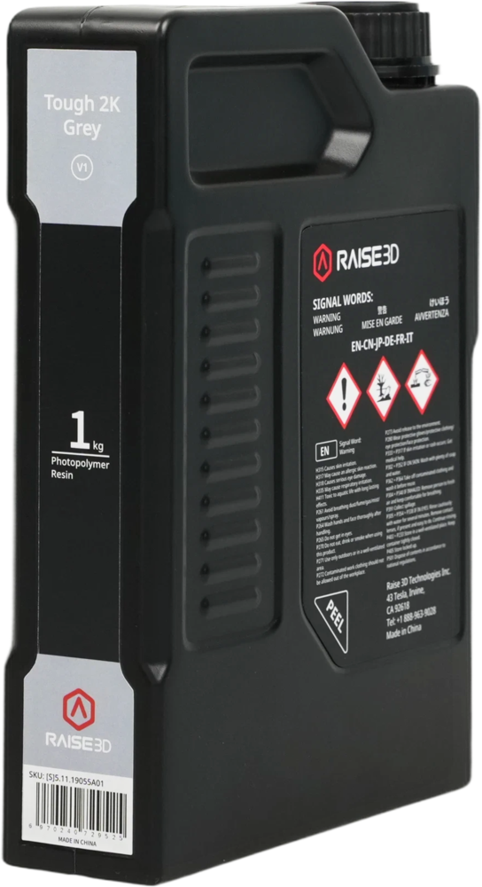 Raise3D Raise3D Tough 2K Grey V1 Resin 1kg