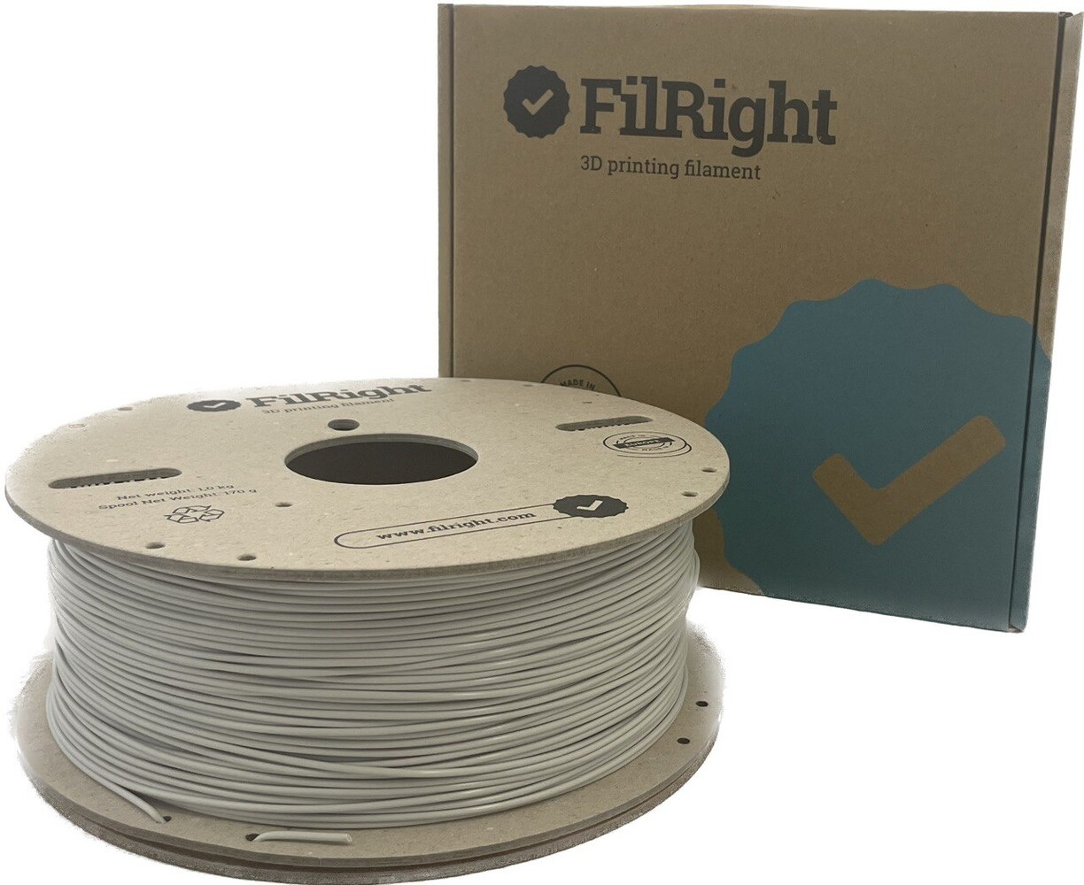 FilRight FilRight Maker PLA - 1.75mm - 1 kg - Grijs FilRight FilRight Maker PLA - 1.75mm - 1 kg - Grijs