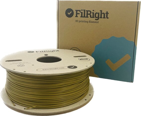 FilRight FilRight Maker PLA - 1.75mm - 1 kg - Gold