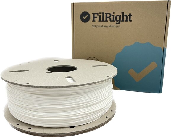 FilRight FilRight Maker PLA - 1.75mm - 1 kg - Wit FilRight FilRight Maker PLA - 1.75mm - 1 kg - Wit