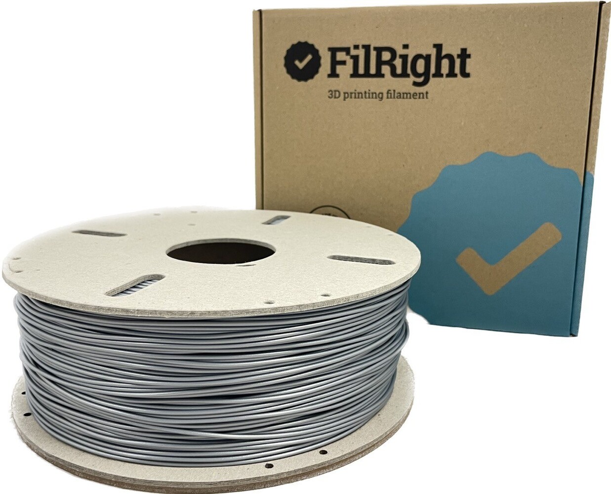 FilRight FilRight Maker PLA - 1.75mm - 1 kg - Silver FilRight FilRight Maker PLA - 1.75mm - 1 kg - Silver
