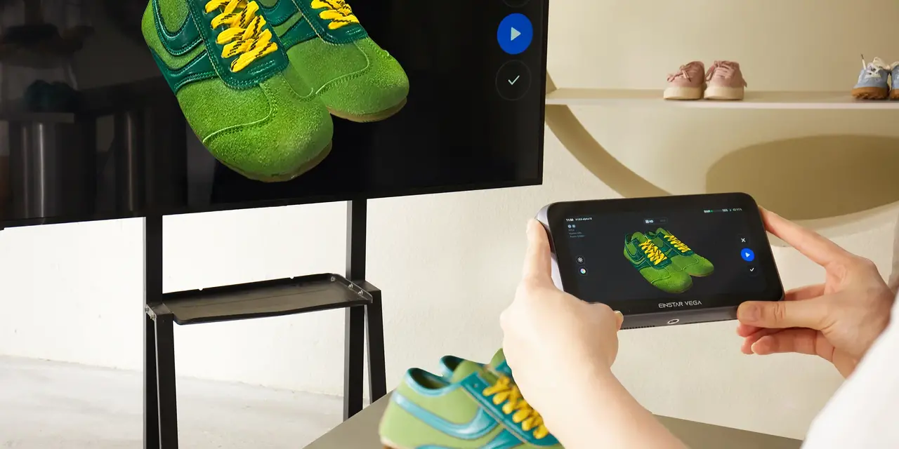 Shining 3D Shining 3D EinStar VEGA Silver Blue 3D Scanner