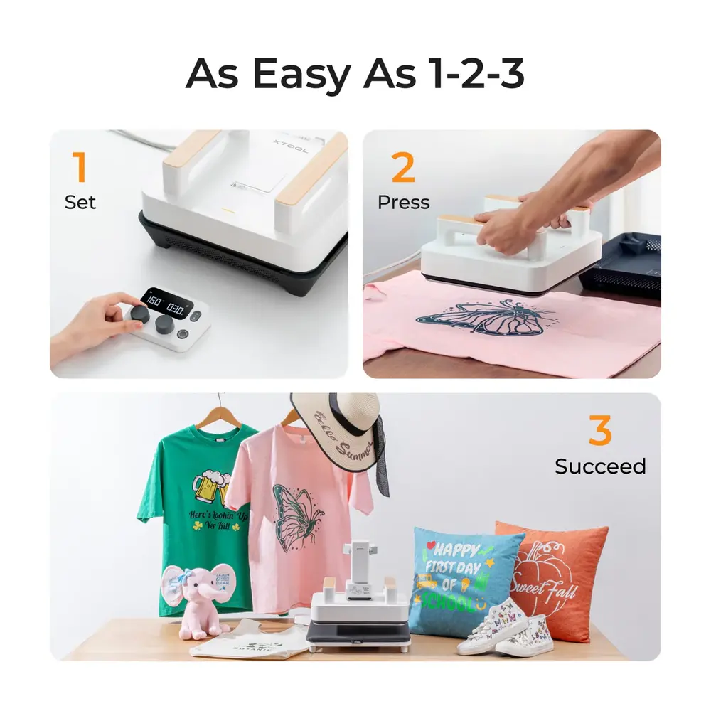 xTool xTool Smart Heat Press All-In-One Kit - DEMO xTool xTool Smart Heat Press All-In-One Kit - DEMO