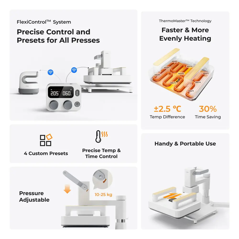 xTool xTool Smart Heat Press All-In-One Kit - DEMO xTool xTool Smart Heat Press All-In-One Kit - DEMO