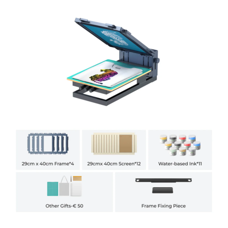 xTool xTool Screen Printer Multi-Color Kit - DEMO xTool xTool Screen Printer Multi-Color Kit - DEMO