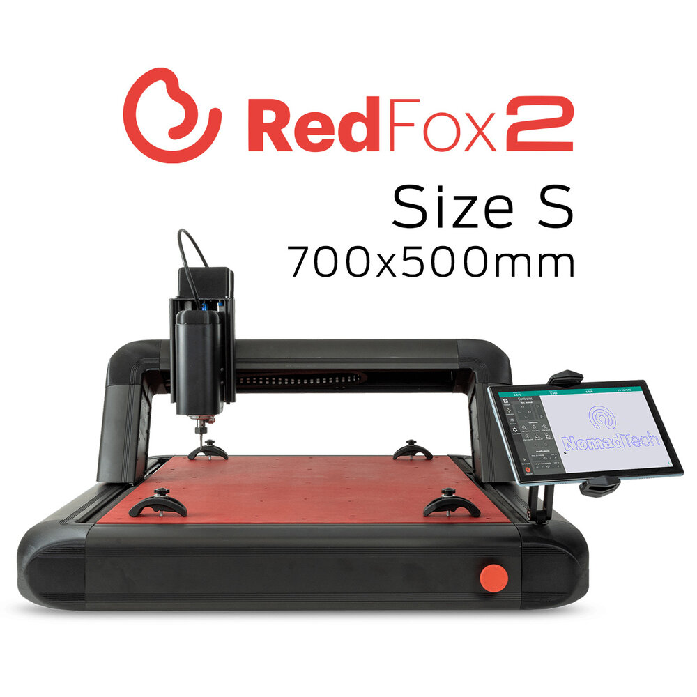 Nomadtech Red Fox 2 S - Desktop CNC milling machine