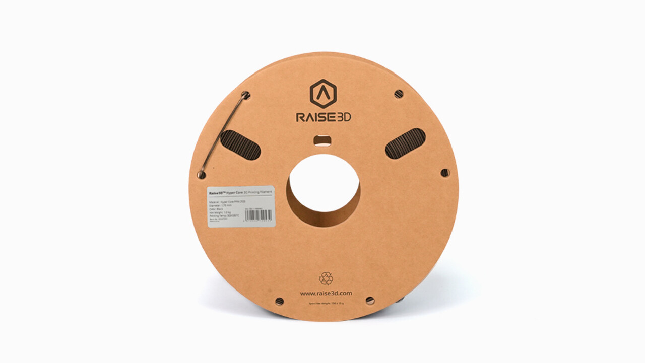 Raise3D Raise3D Hyper Core PPA CF25 Filament - 1.75mm - 1kg Raise3D Raise3D Hyper Core PPA CF25 Filament - 1.75mm - 1kg