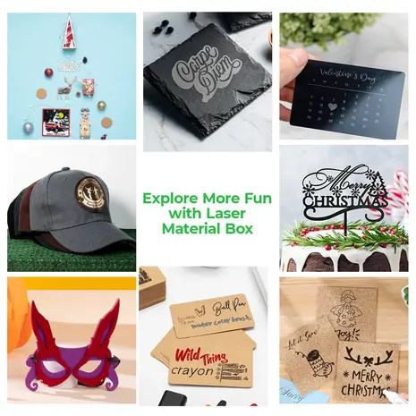 xTool xTool Laser Material Explore Kit (111pcs)