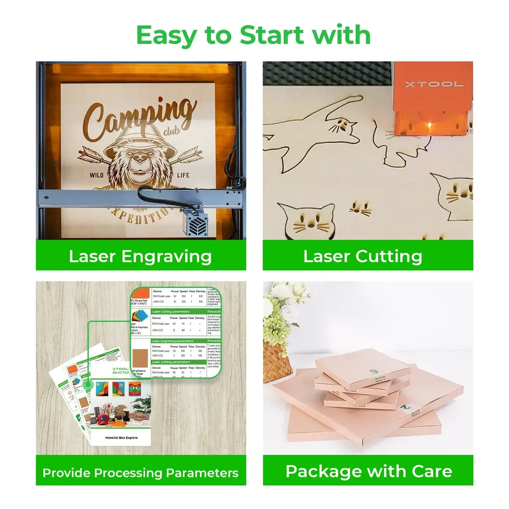 xTool xTool Laser Material Explore Kit (111pcs)