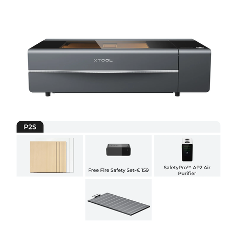 xTool xTool P2S Basic Educational Bundle - Class I with filter and accessories