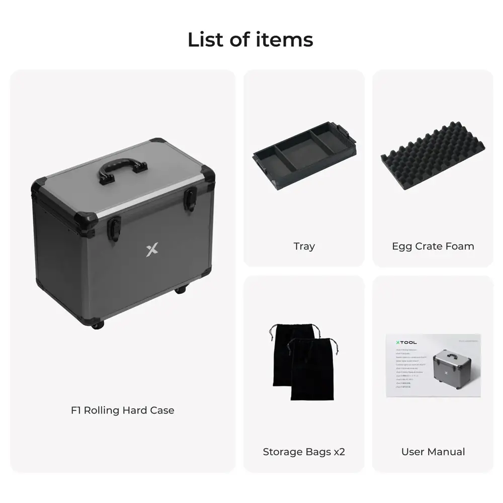 xTool xTool F1 Rolkoffer