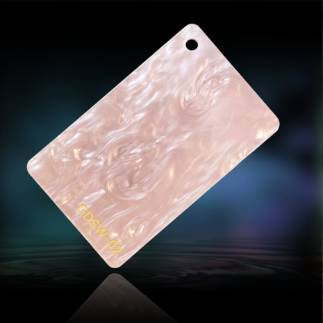 FilRight Plexiglas - Shiny Marble Soft Pink 300 x 300