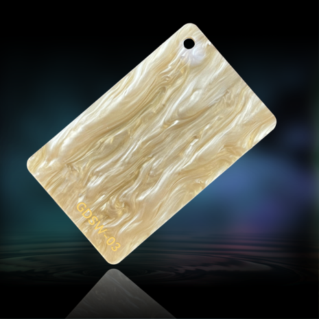FilRight Plexiglas - Shiny Marble Gold 300 x 600