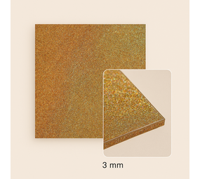 FilRight Plexiglas - Glitter Holo Gold 300 x 600 FilRight Plexiglas - Glitter Holo Gold 300 x 600