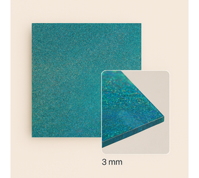 FilRight Plexiglas - Glitter Holo Emerald - 300 x 600 mm FilRight Plexiglas - Glitter Holo Emerald - 300 x 600 mm