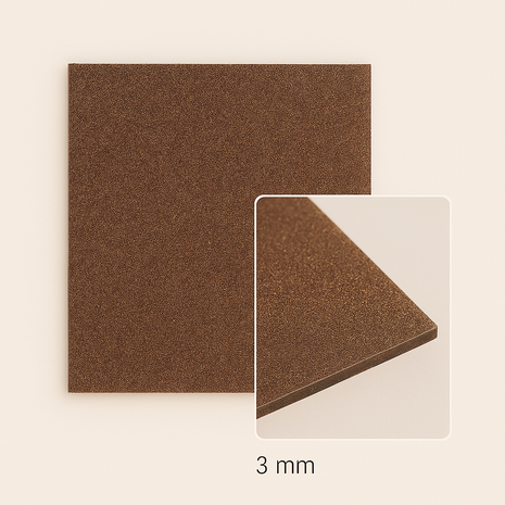 FilRight Plexiglas - Glitter Brown - 300 x 600 mm
