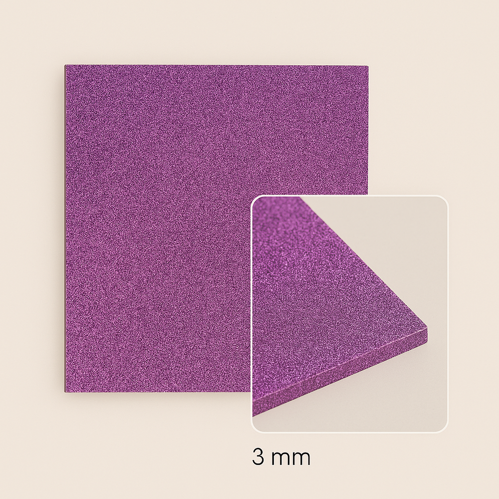 FilRight Plexiglas - Glitter Purple 300 x 300