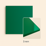 FilRight Plexiglas - Mirror Green 300 x 300 FilRight Plexiglas - Mirror Green 300 x 300