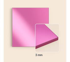 FilRight Acrylic - Mirror Soft Pink 300 x 300 FilRight Acrylic - Mirror Soft Pink 300 x 300