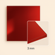 FilRight Plexiglas - Mirror Red 300 x 300 FilRight Plexiglas - Mirror Red 300 x 300