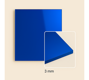 FilRight Plexiglas - Mirror Blue 300 x 600
