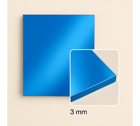 FilRight Plexiglas - Mirror Soft Blue 300 x 300 FilRight Plexiglas - Mirror Soft Blue 300 x 300