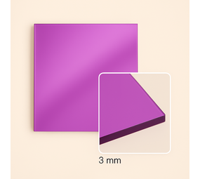 FilRight Plexiglas - Mirror Lilac 300 x 300 FilRight Plexiglas - Mirror Lilac 300 x 300