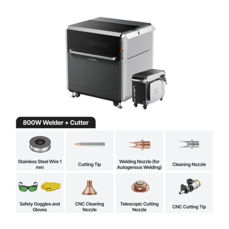 xTool xTool MetalFab Laser Welder and CNC Cutter 800W xTool xTool MetalFab Laser Welder and CNC Cutter 800W