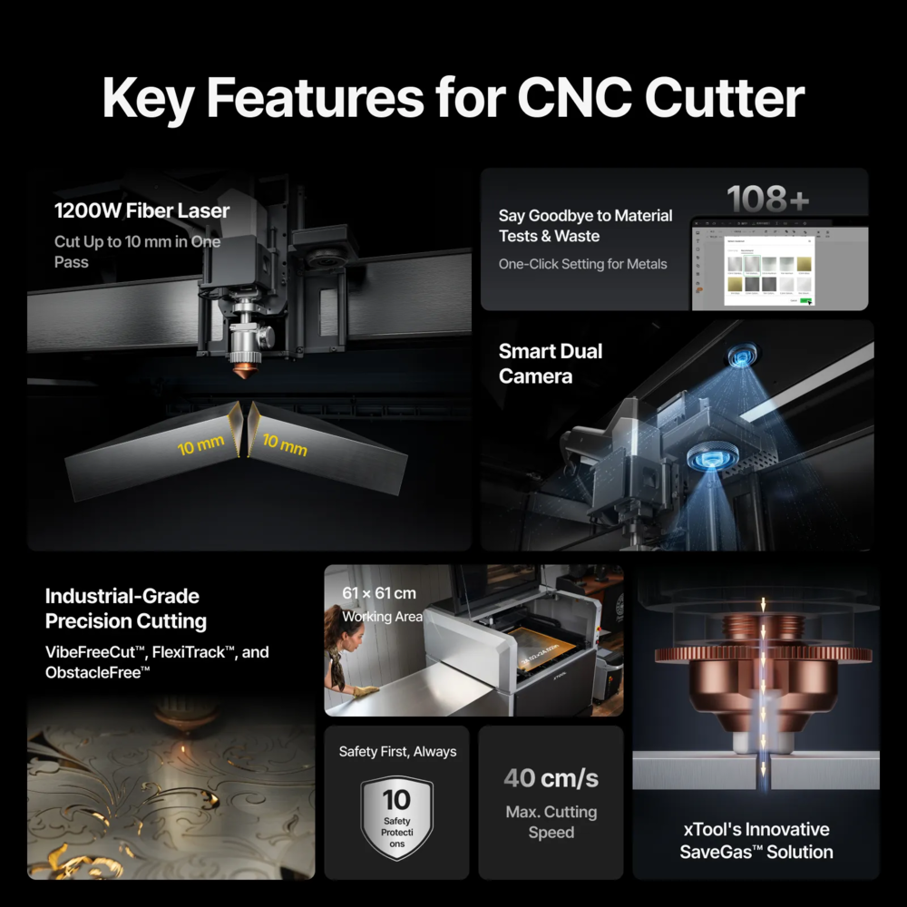 xTool xTool MetalFab Laser Welder and CNC Cutter 800W xTool xTool MetalFab Laser Welder and CNC Cutter 800W