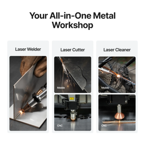 xTool xTool MetalFab Laser Welder and CNC Cutter 800W xTool xTool MetalFab Laser Welder and CNC Cutter 800W