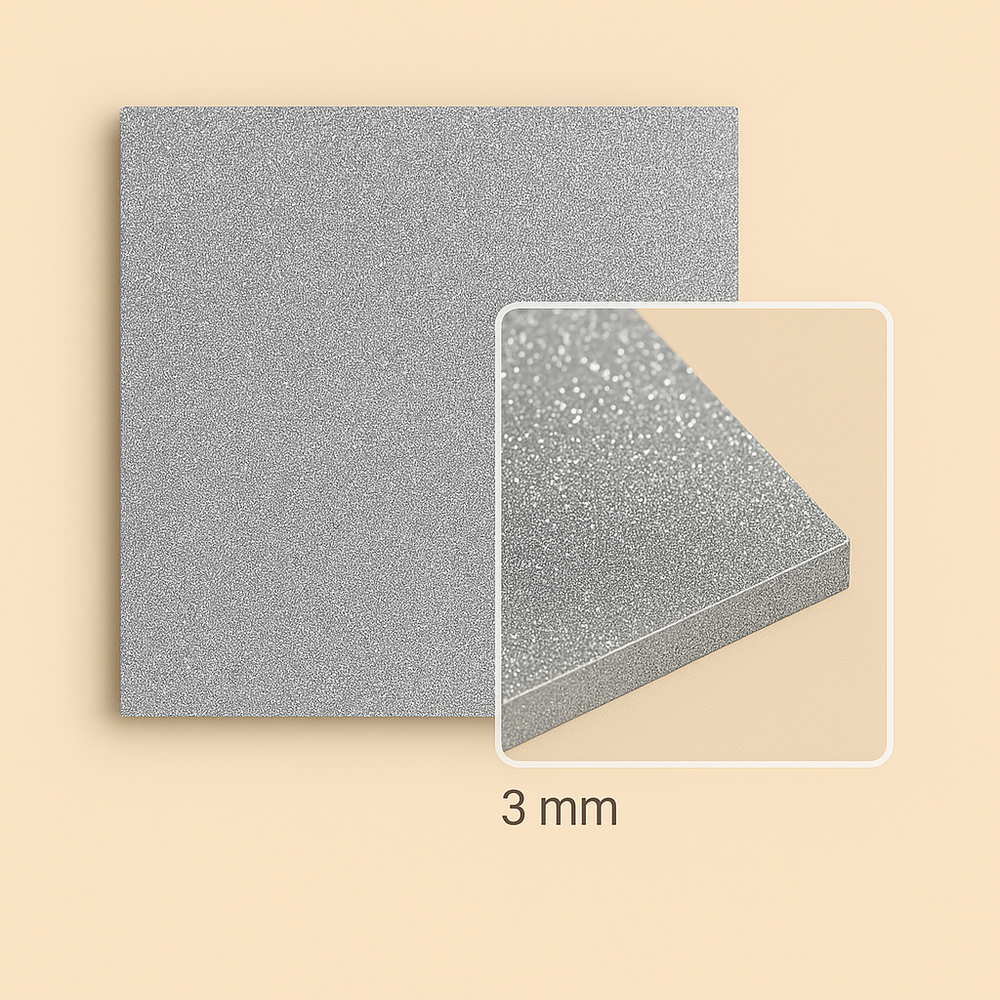 FilRight Acrylic - Glitter Silver 300 x 600 FilRight Acrylic - Glitter Silver 300 x 600
